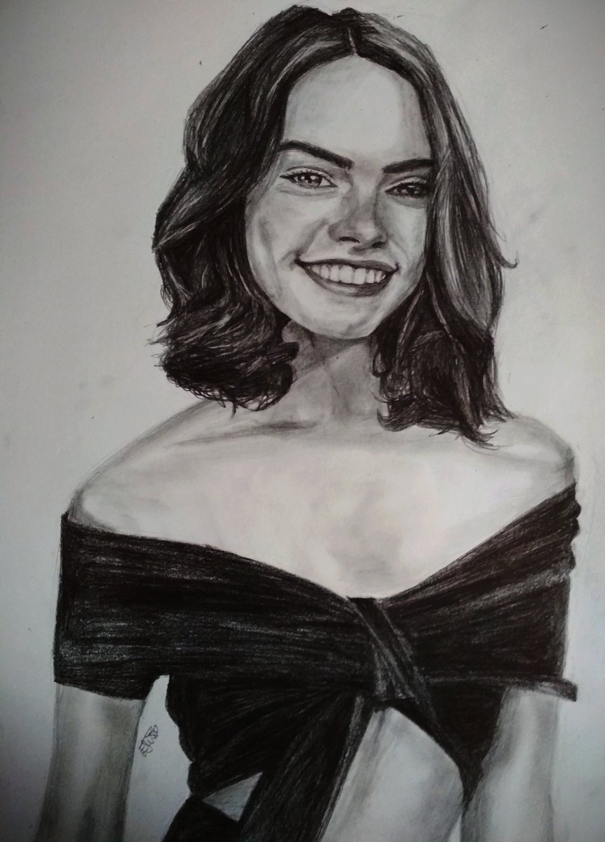 Daisy Ridley Drawing High-Quality