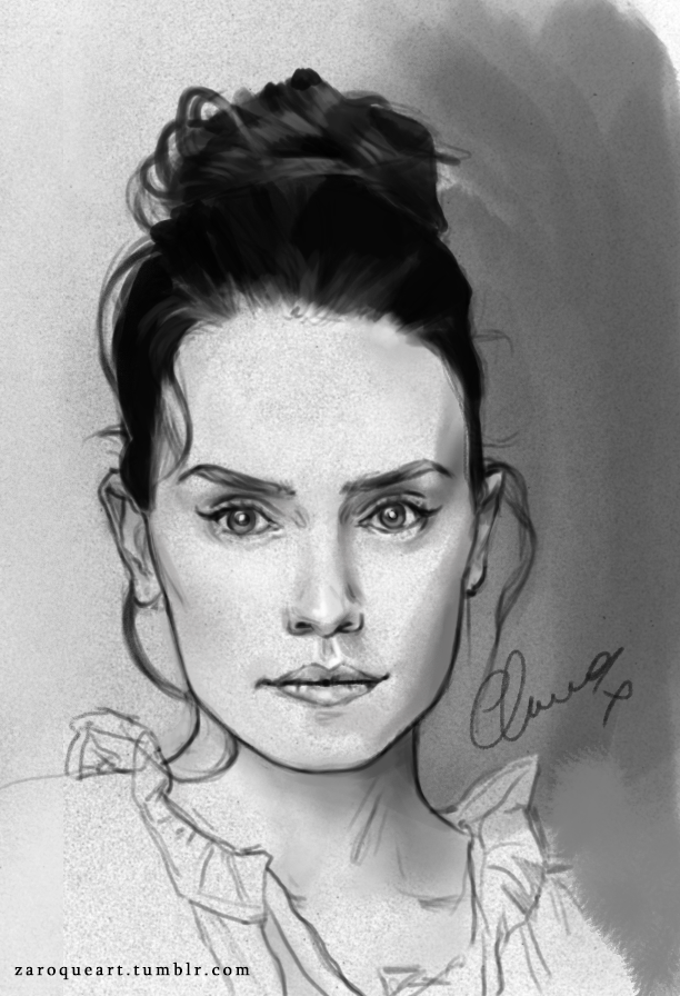 Daisy Ridley Drawing Image