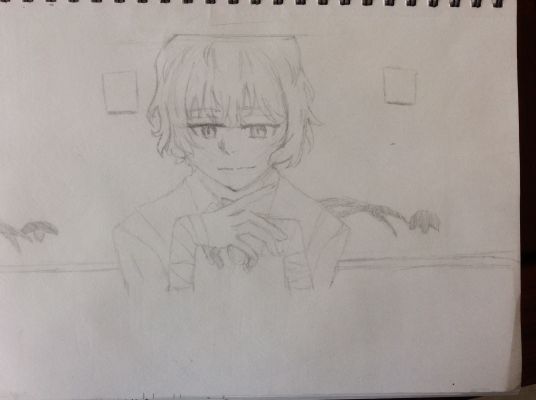 Dazai Osamu Drawing Photos