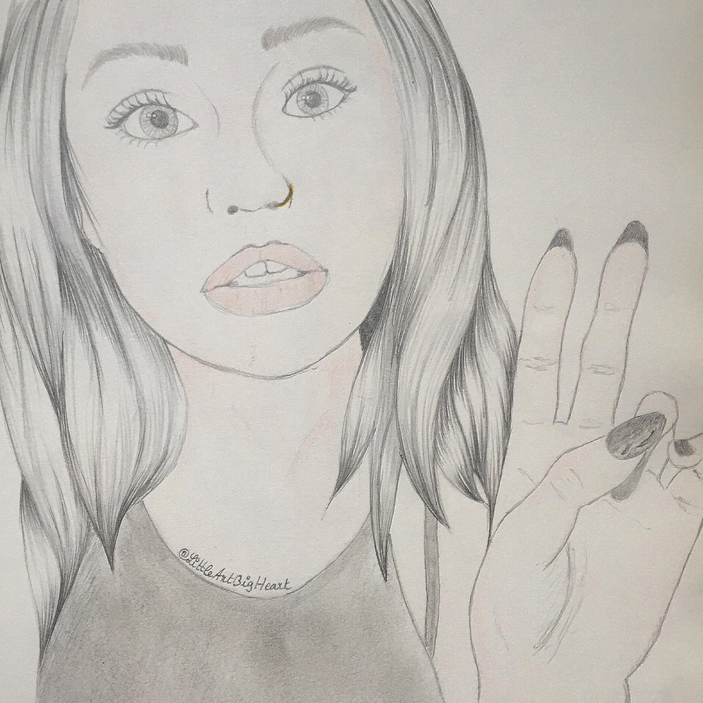 Debby Ryan Drawing High-Quality