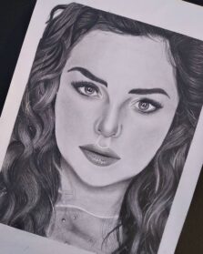 Demi Rose Mawby Sketch Drawing - Drawing Skill