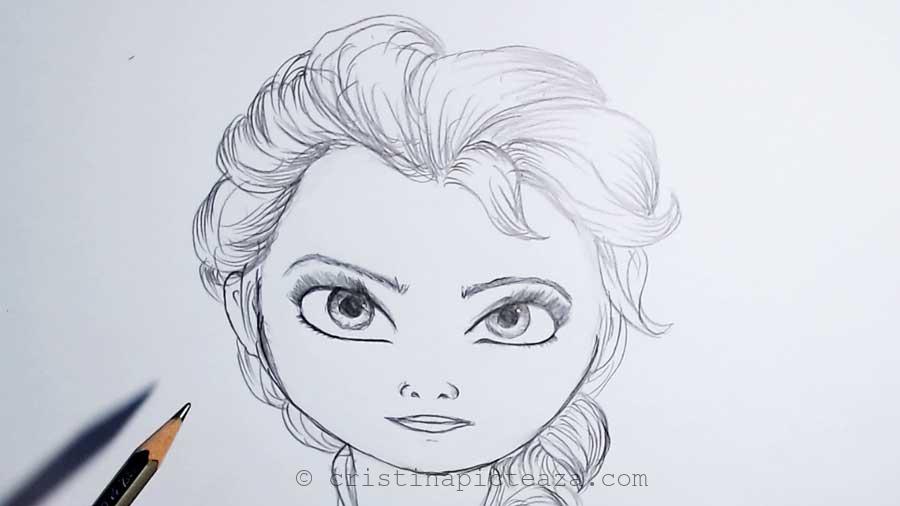 Disney Elsa of Arendelle Drawing Art