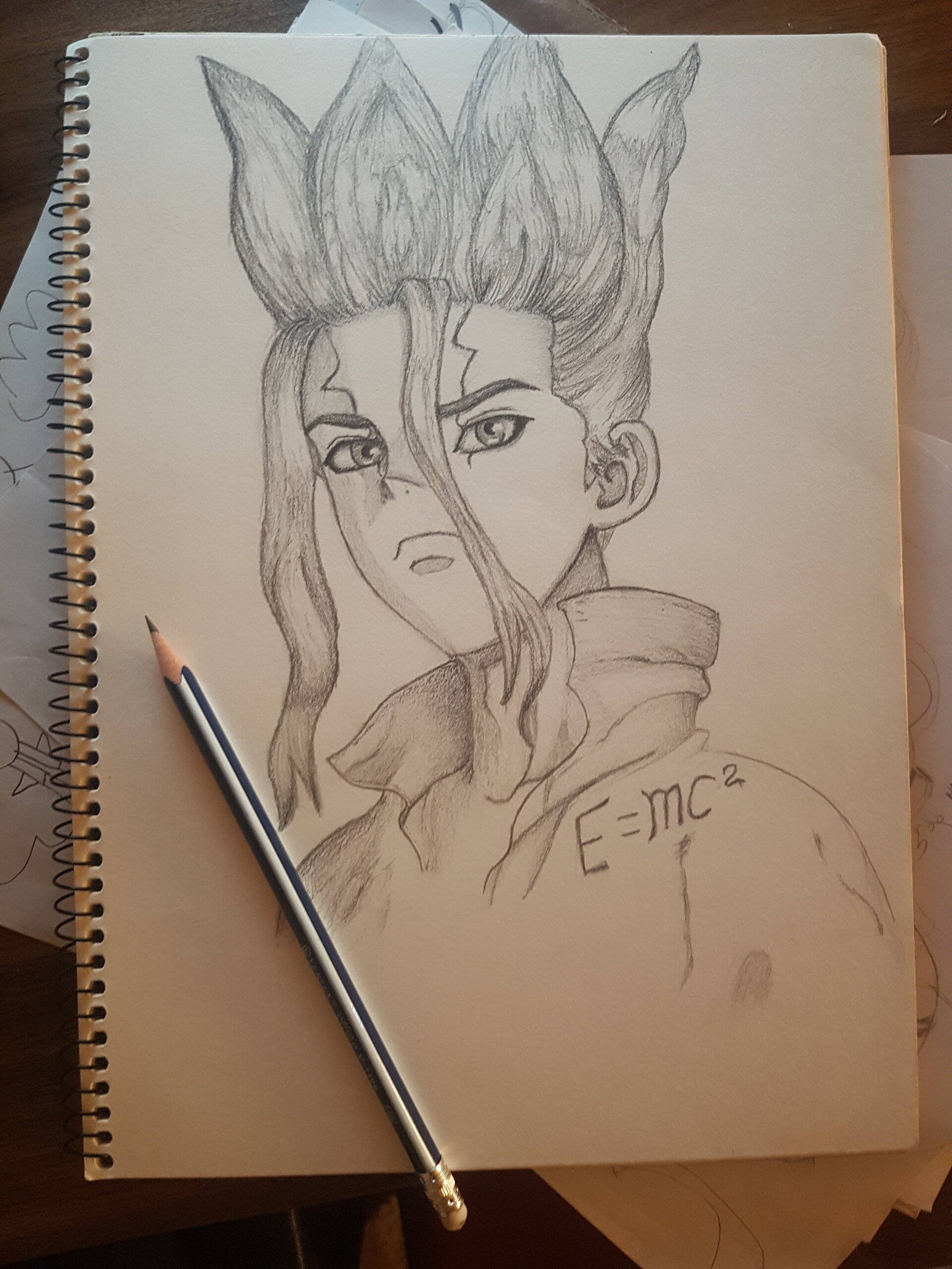 Dr. Stone Drawing Sketch
