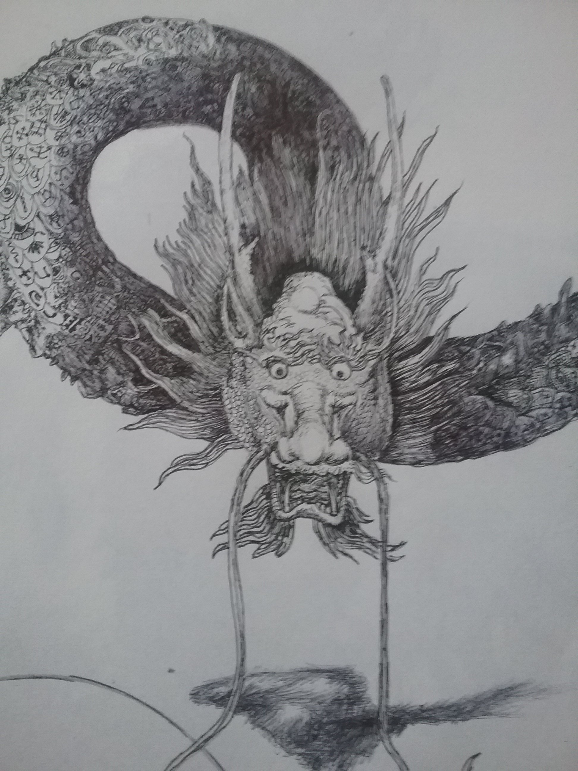 Dragon Monster Drawing