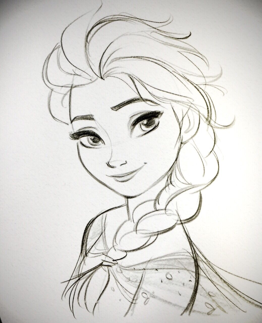 Elsa Drawing Realistic