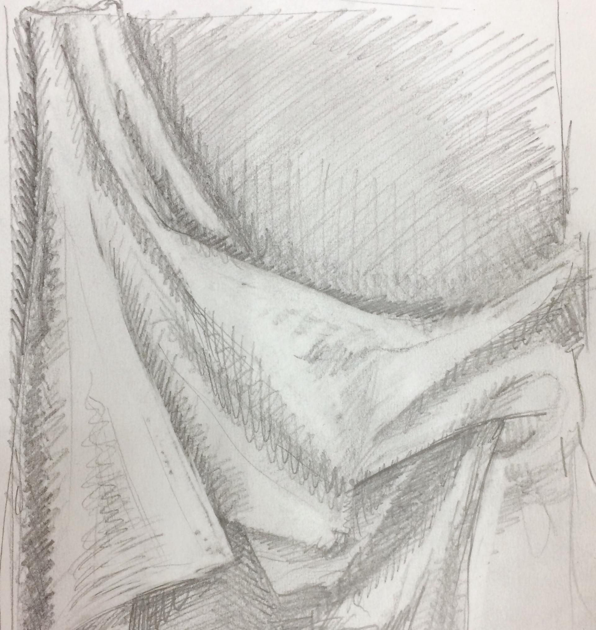 Fabric Drawing Sketch