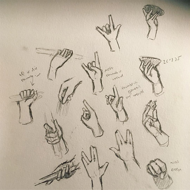 Fingers Drawing Image