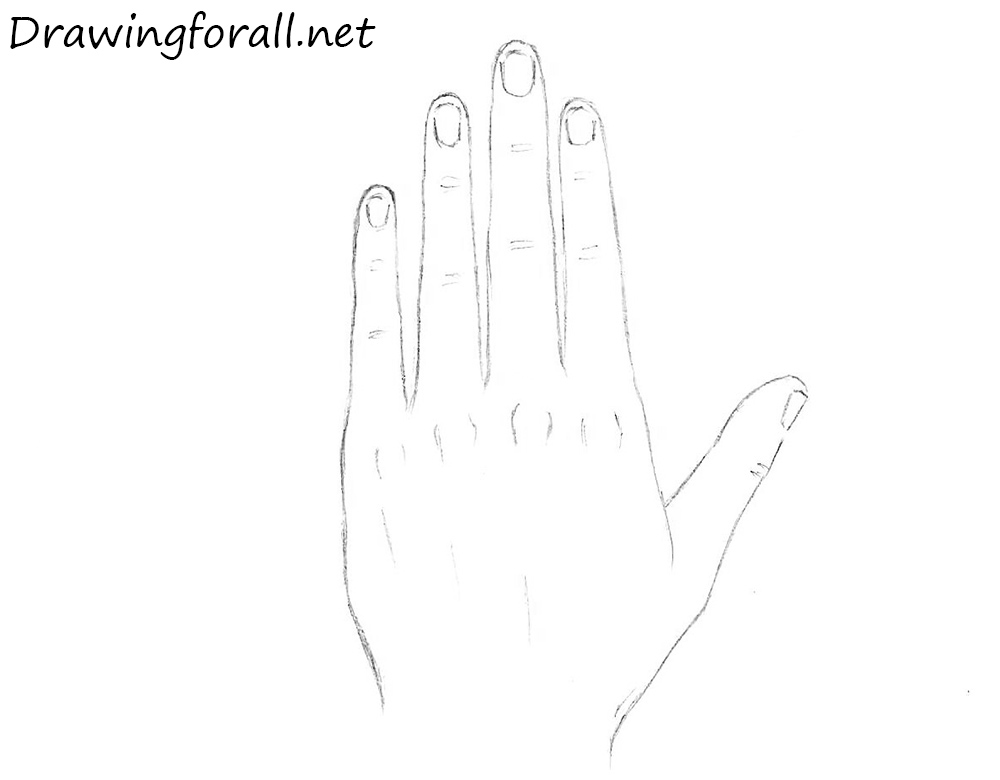 Fingers Drawing Picture