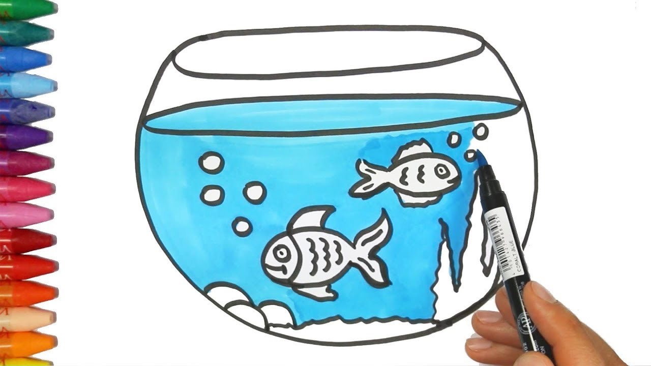 Let's Create a Colorful Fish Aquarium! | Small Online Class for Ages 6-11