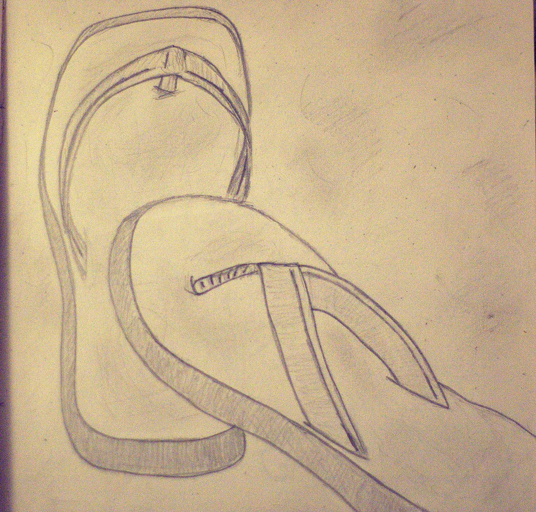 Flip-Flops Drawing Beautiful Image