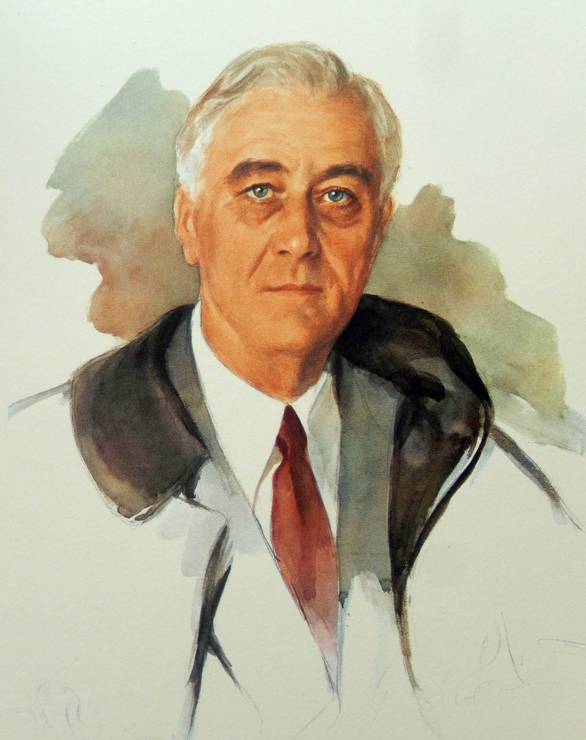 Franklin D Roosevelt Drawing Realistic