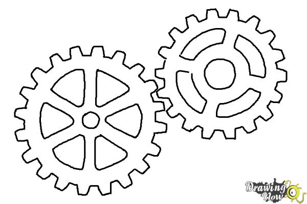 Gears Drawing Image
