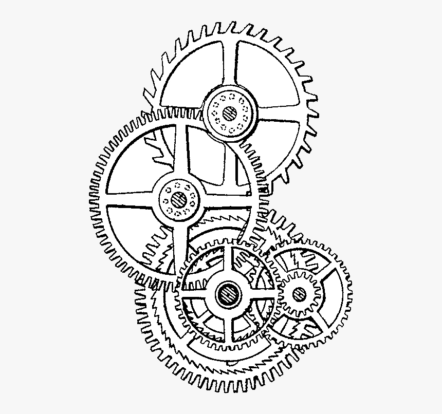 Premium Vector  Continuous line drawing of gears wheel gears are drawn by  a single line on a white background