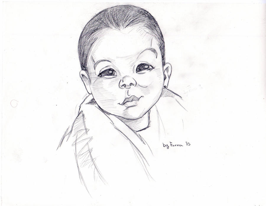 Gerber Baby Drawing Realistic
