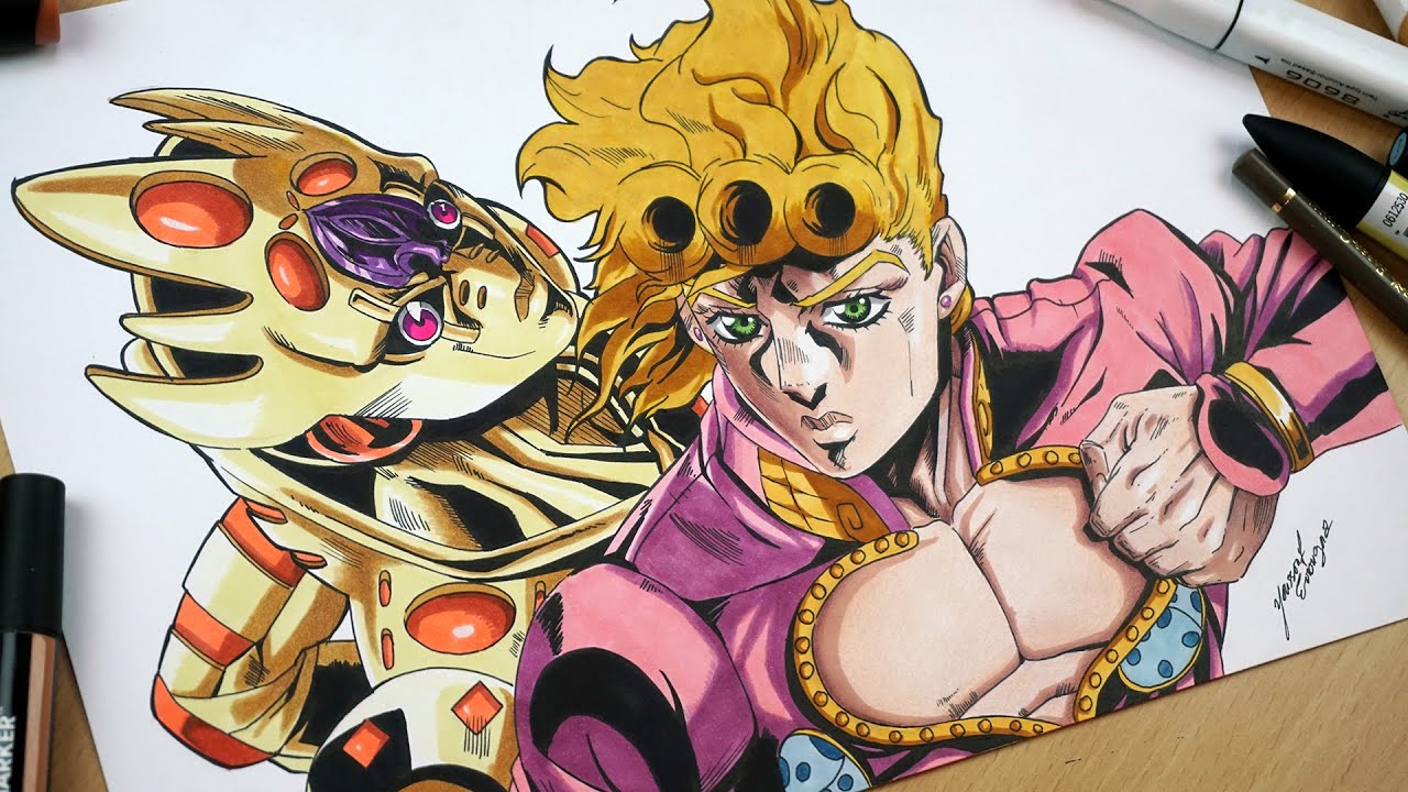 Giorno Giovanna JoJos Bizarre Adventure Drawing Amazing