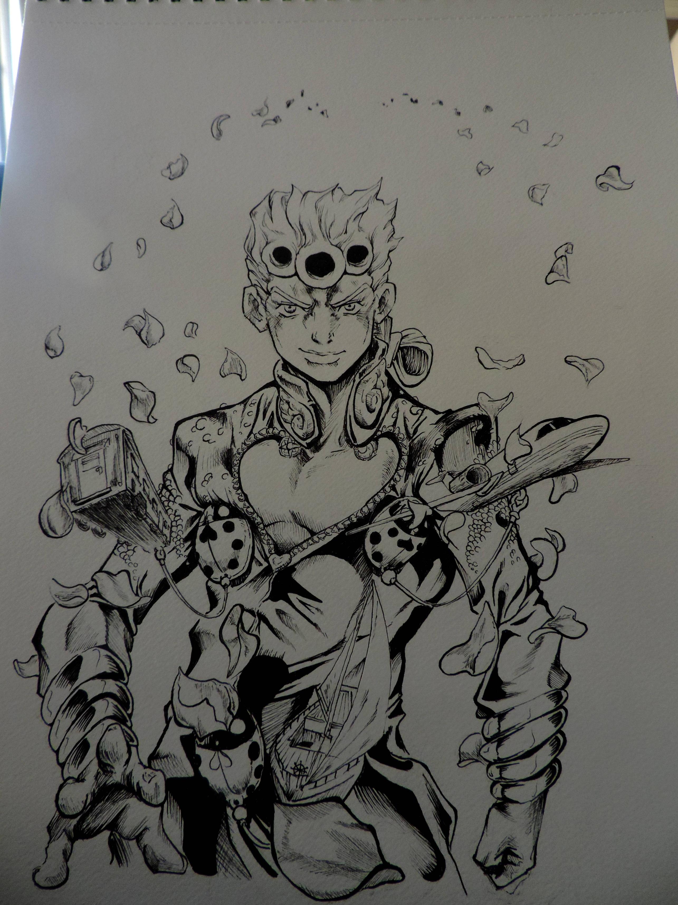 Giorno Giovanna JoJos Bizarre Adventure Drawing Best