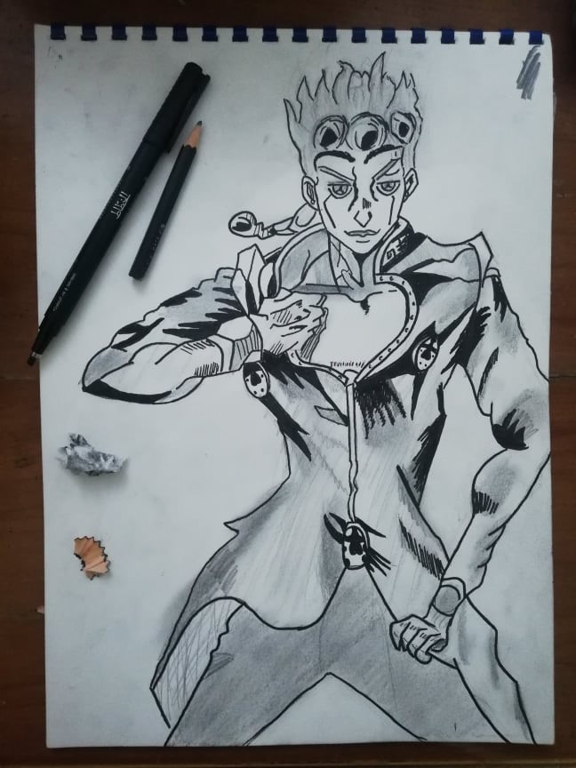 Giorno Giovanna JoJos Bizarre Adventure Drawing Realistic