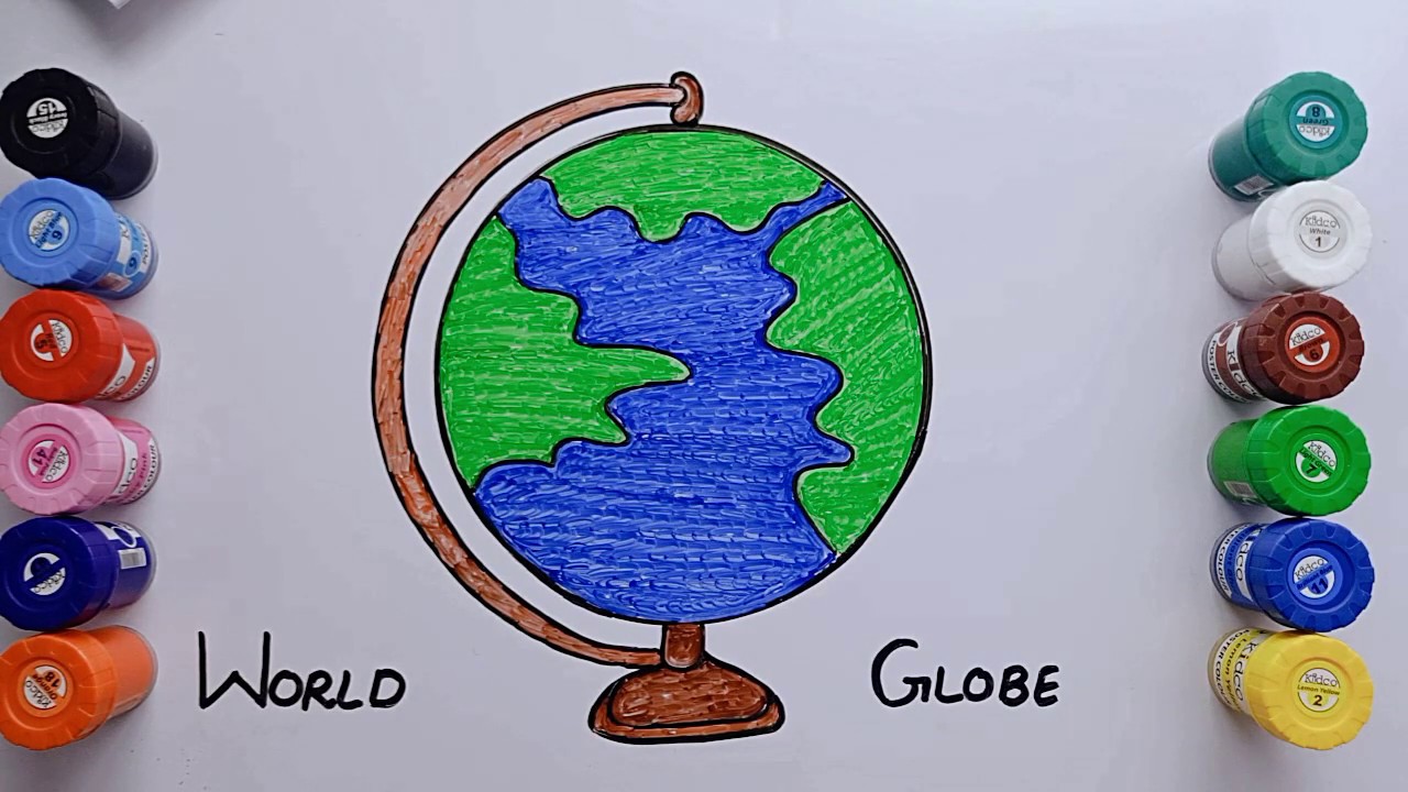 Globe Drawing Image