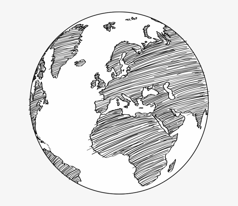 Globe Drawing Photo