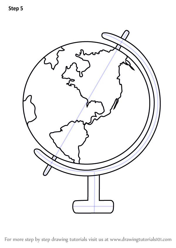 Globe Drawing Pic