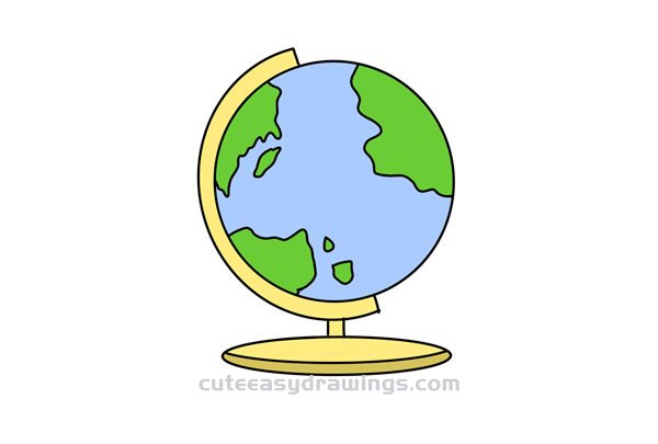 Globe Drawing Pics