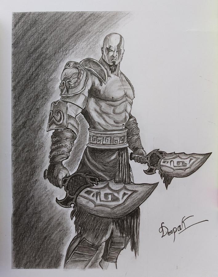 God of War Drawing Picture