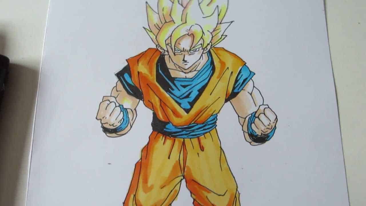 Goku Drawing Beautiful Art