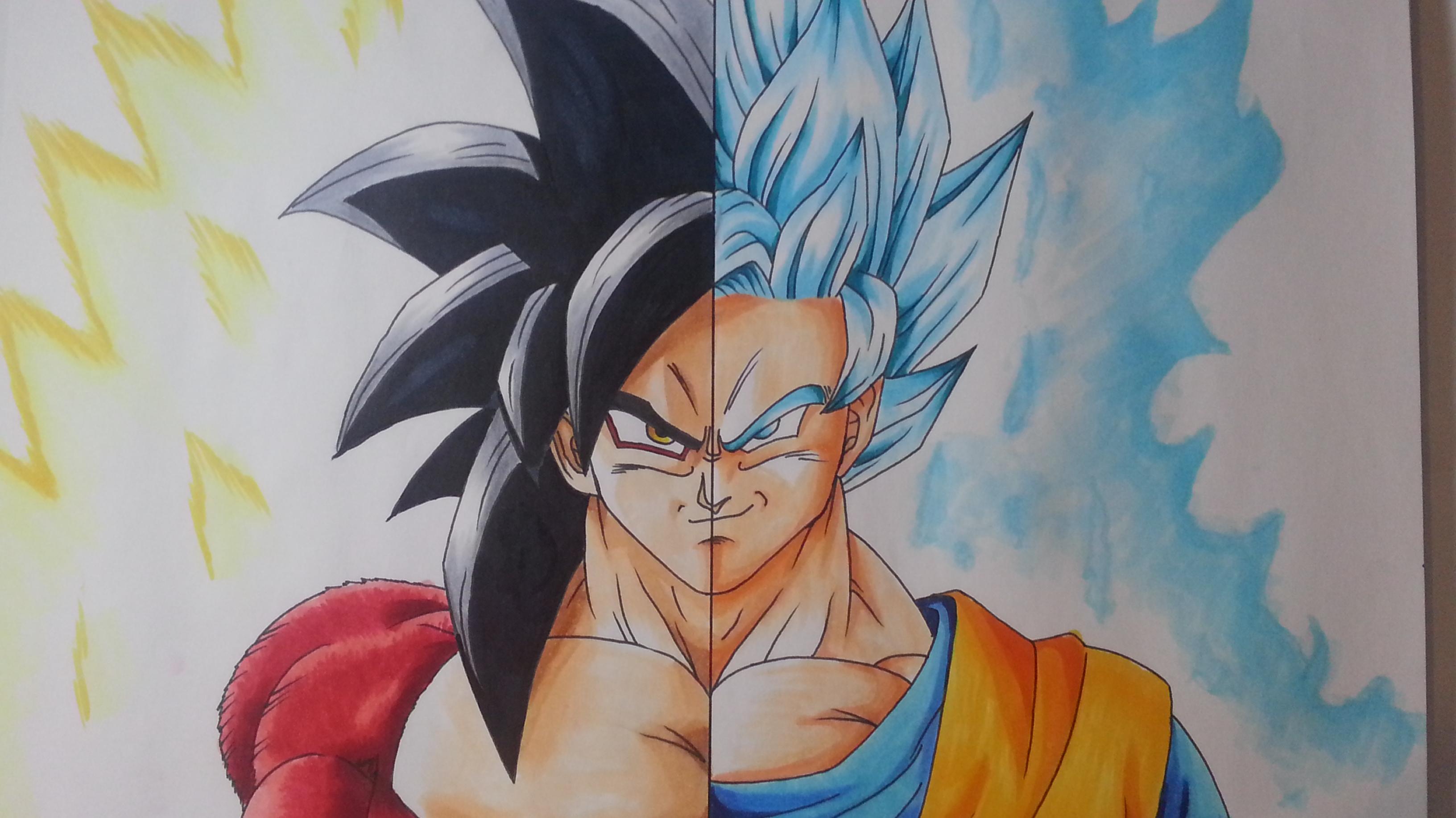 Goku Drawing Beautiful Image