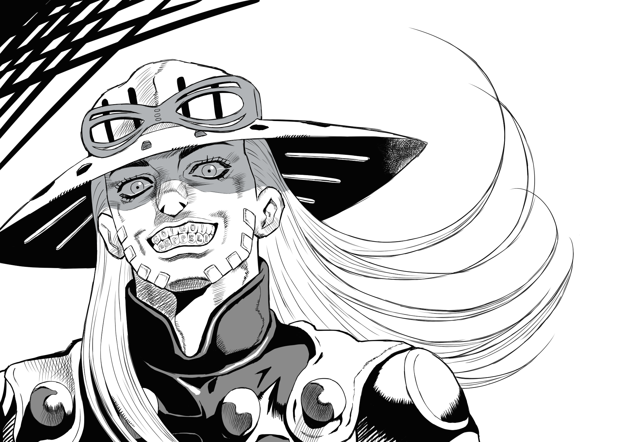 Gyro Zeppeli Drawing Pic