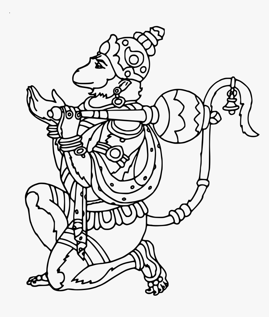 Hanuman Drawing Image