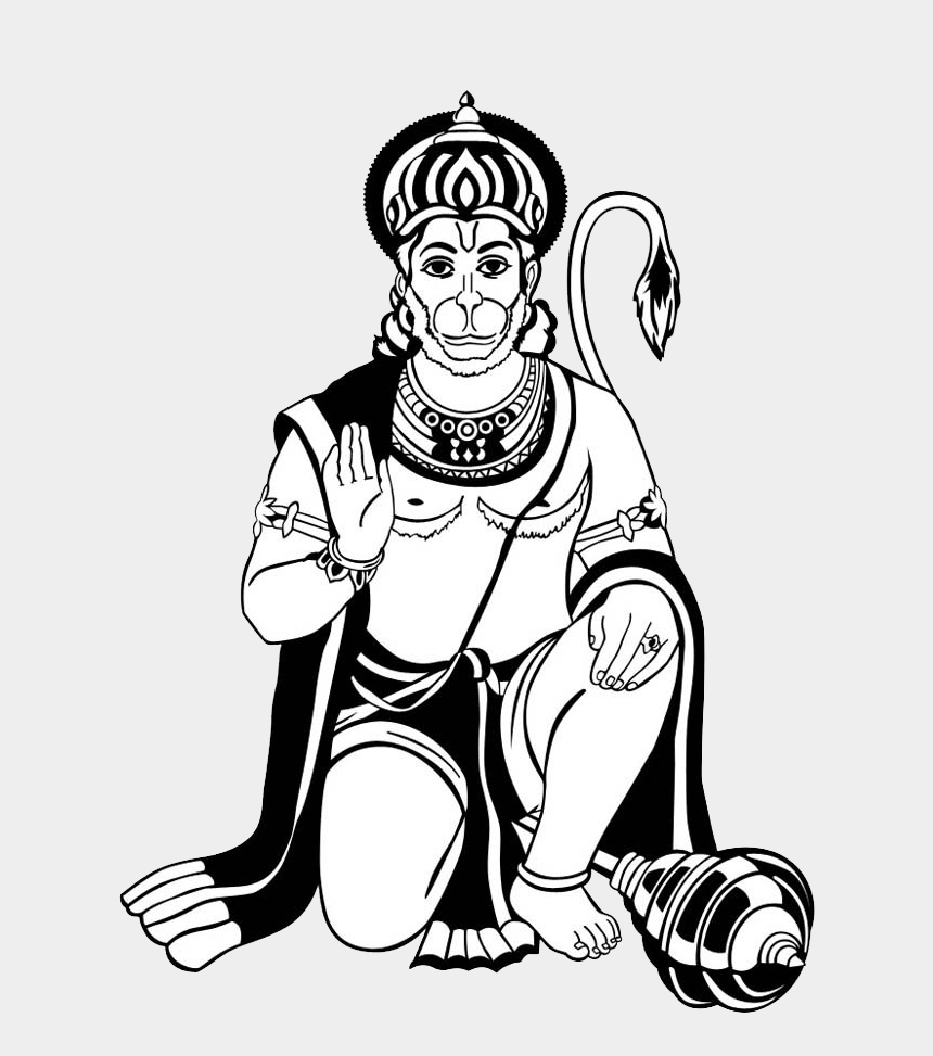 Hanuman Drawing Pic