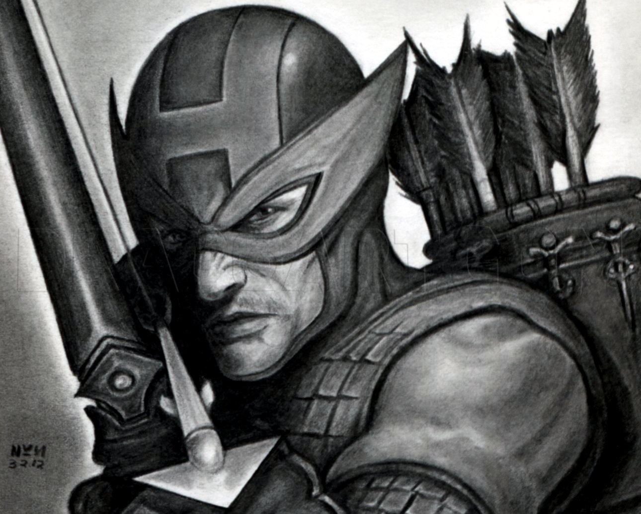 Hawkeye Drawing Images