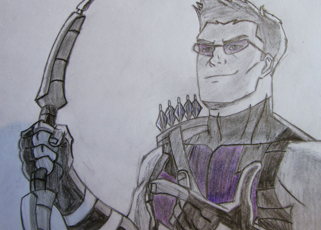 Hawkeye Drawing Pic