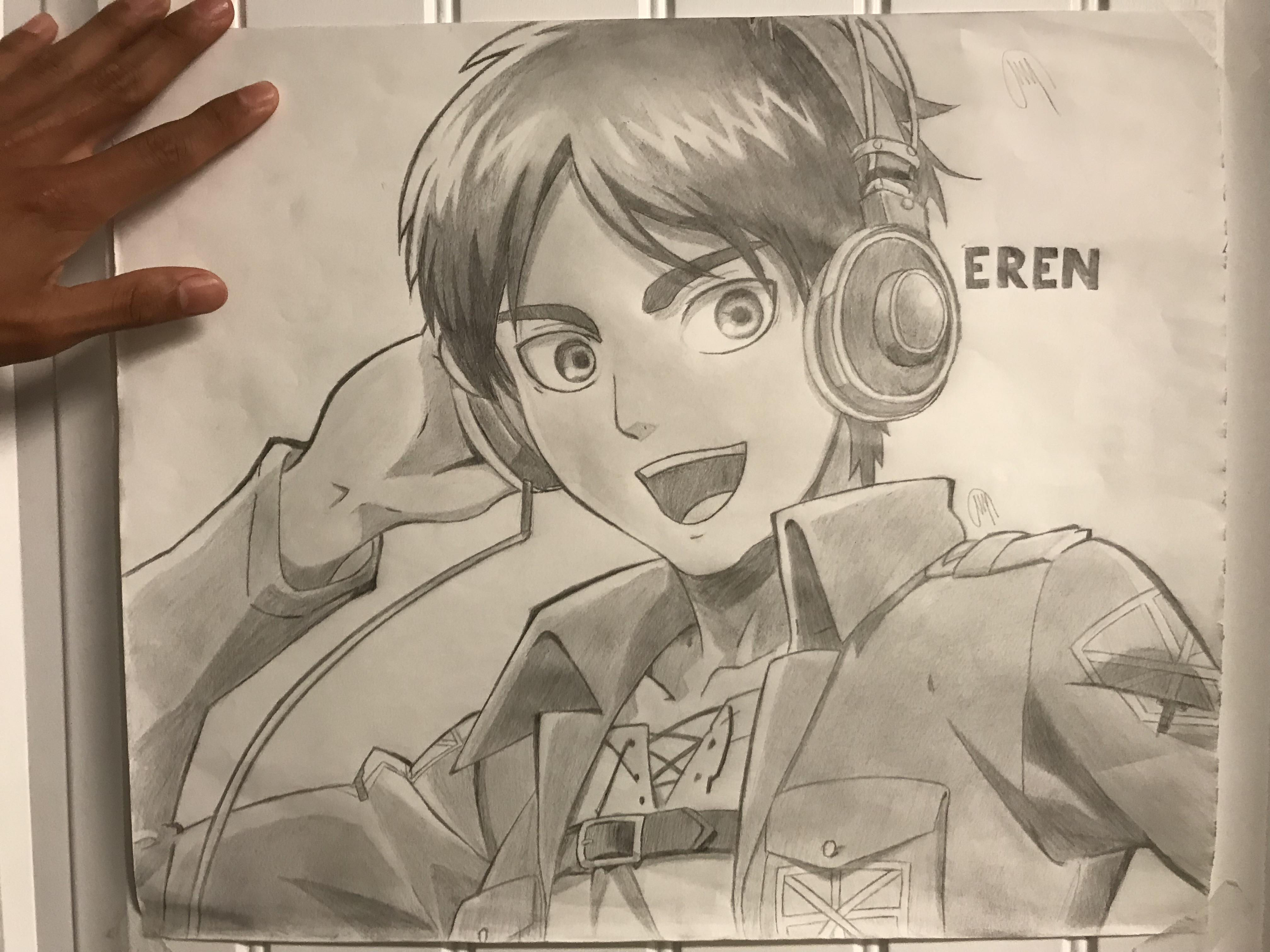 Headphones Drawing Beautiful Image