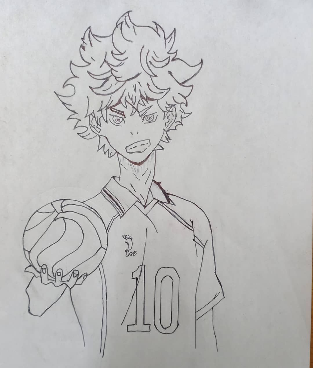 Hinata Shoyo Drawing Realistic