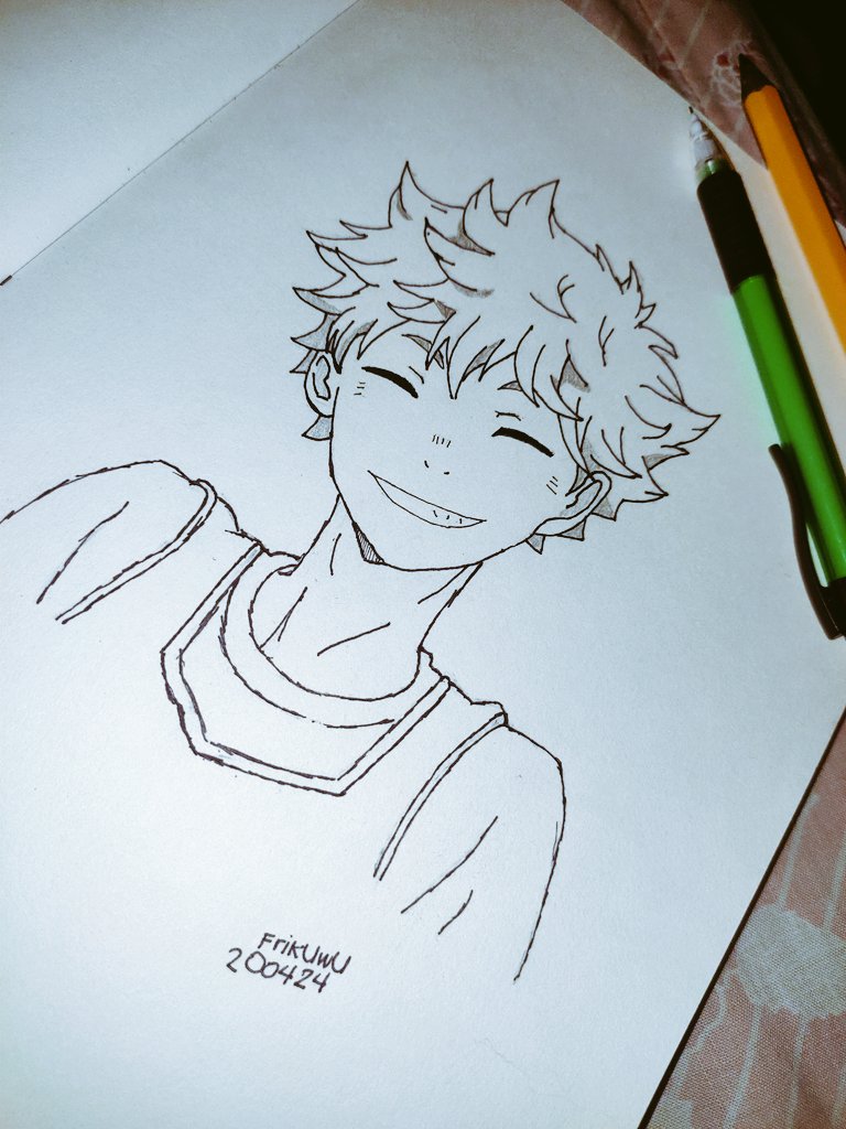 Hinata Shoyo Drawing