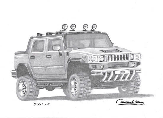 Hummer Drawing Pictures