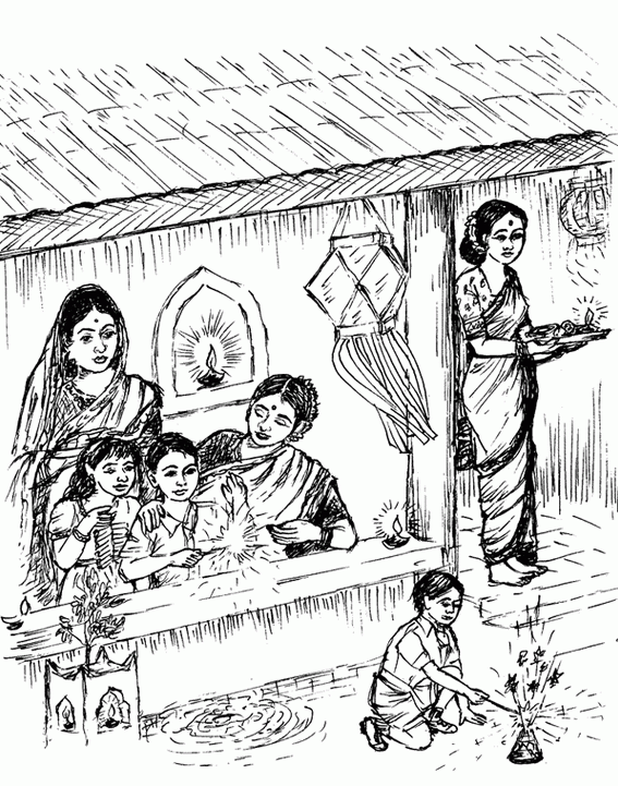 Indian Festival Drawing Photo