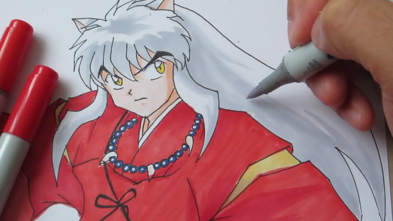 Inuyasha Drawing Beautiful Image
