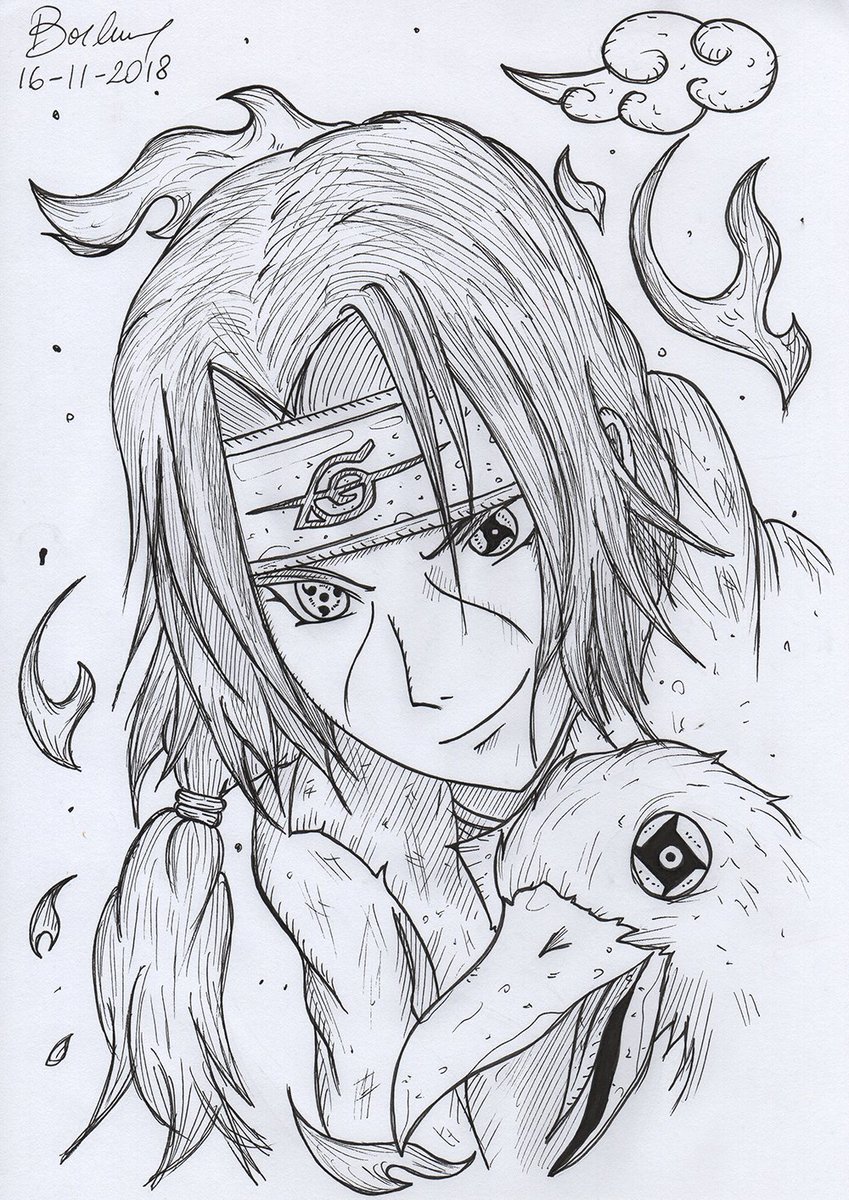 Itachi Uchiha Drawing Amazing