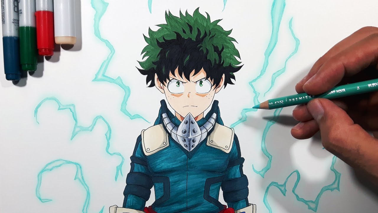 Izuku Midoriya Drawing Pic