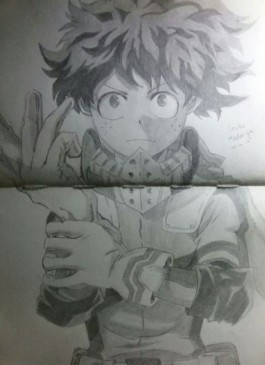 Izuku Midoriya Drawing Realistic