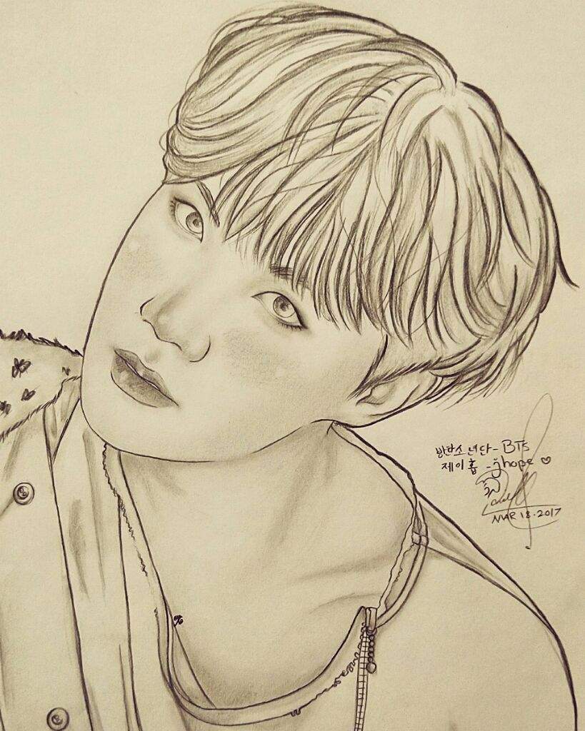 J-Hope Drawing Picture