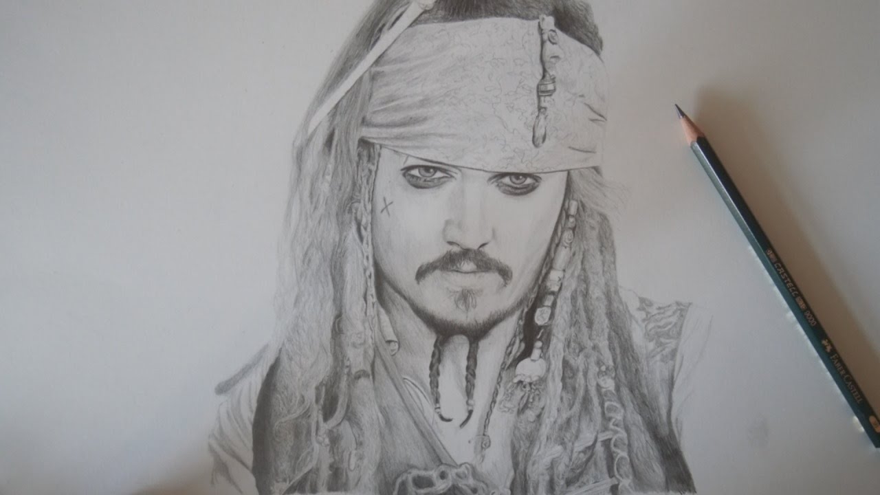 Jack Sparrow Drawing Beautiful Image
