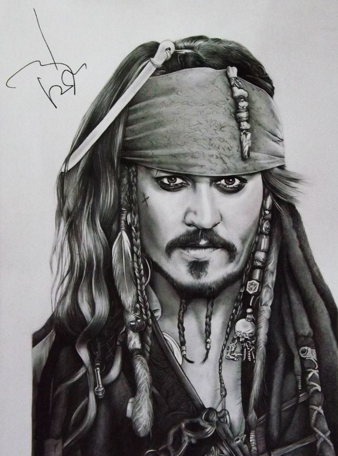 Jack Sparrow Drawing Creative Art