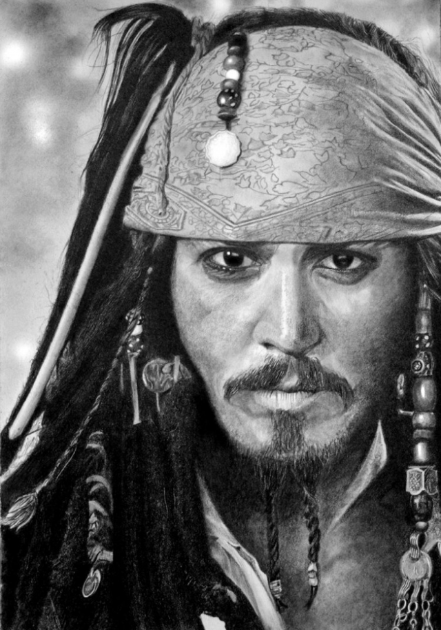 Jack Sparrow Drawing Image