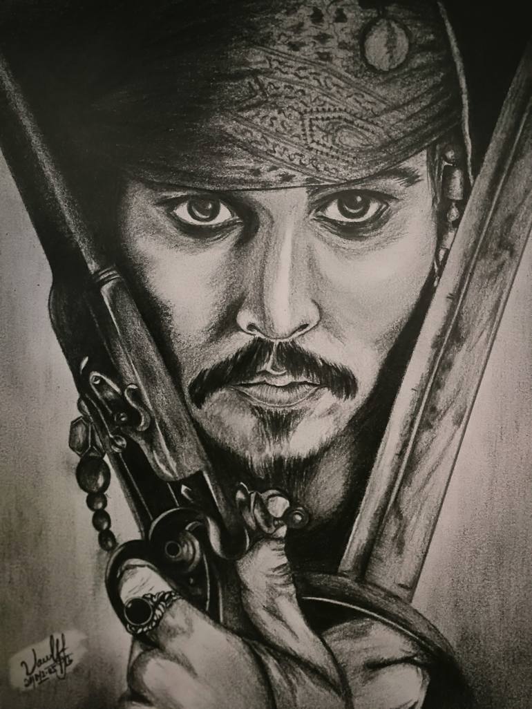 Jack Sparrow Drawing Realistic
