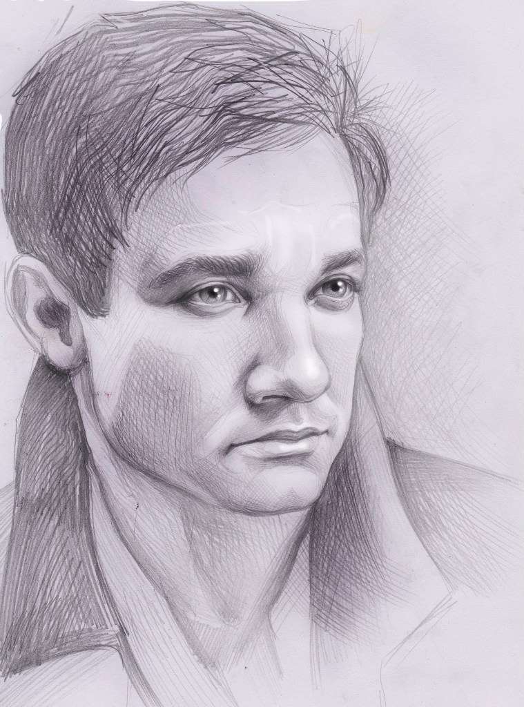 Jeremy Renner Drawing Picture
