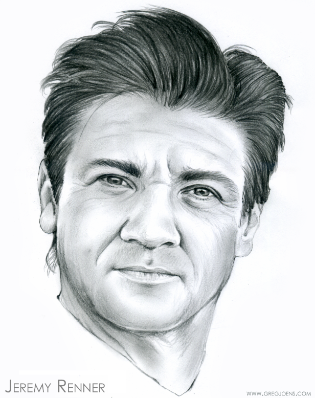 Jeremy Renner Drawing