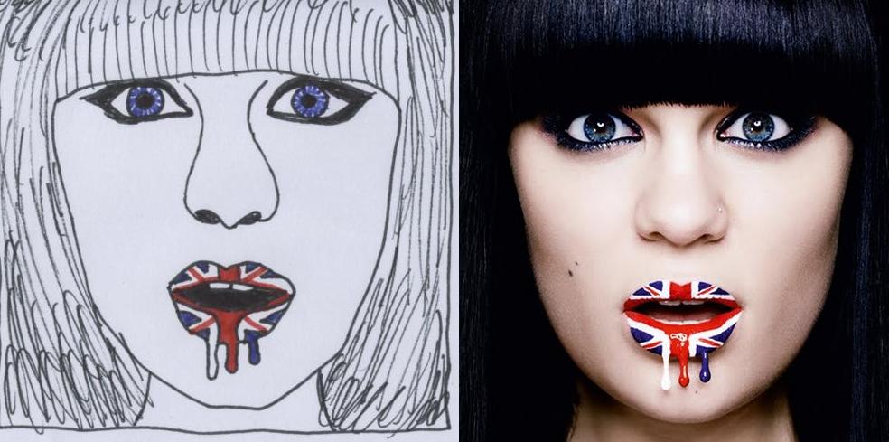 Jessie J Drawing Picture